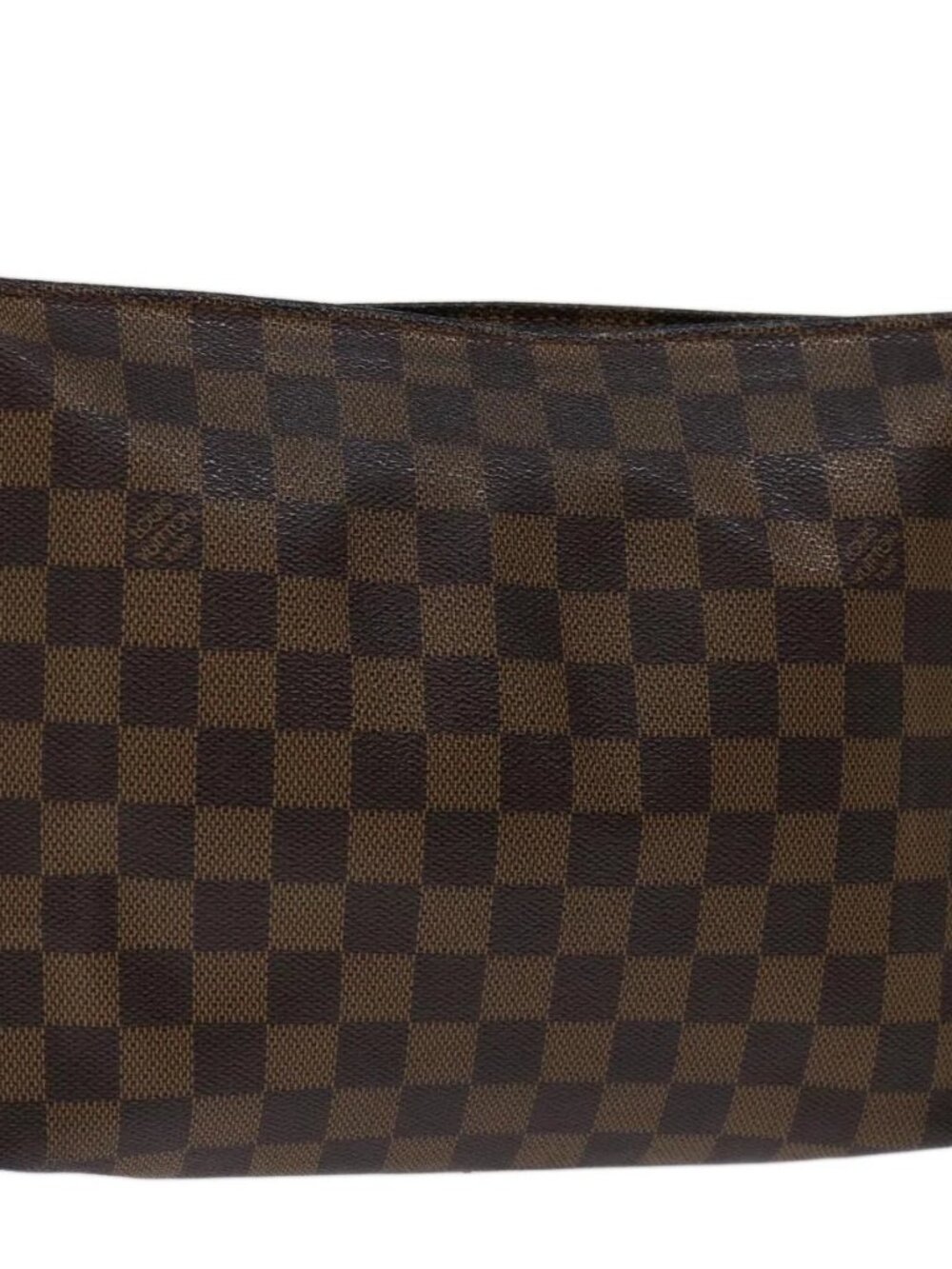 LOUIS VUITTON Damier Ebene Poche Toilette 26 Pouch N47543 LV Auth 70037